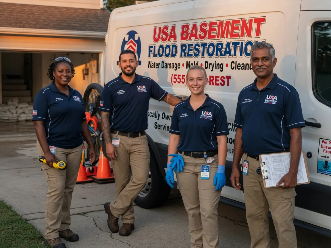 Basement Flood Cleanup company in Cumberland, WI